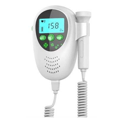 เครื่องตรวจจับการเต้นของหัวใจทารกหญิงตั้งครรภ์ตรวจสอบ Doppler ทารกในครรภ์ที่ปลอดภัย