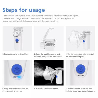 เครื่องพ่นฝอยละอองแบบพกพา Handheld Inhaler Mesh Nebulizer Machine