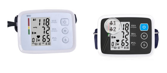 เครื่องวัดความดันโลหิตแบบแขน CE 510K เครื่อง BP แบบดิจิตอล Sphygmomanometer OEM