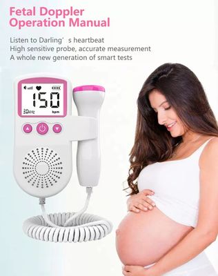 จอภาพ Doppler ของทารกในครรภ์แบบพกพา Baby Pocket Doppler Monitor สำหรับการตั้งครรภ์
