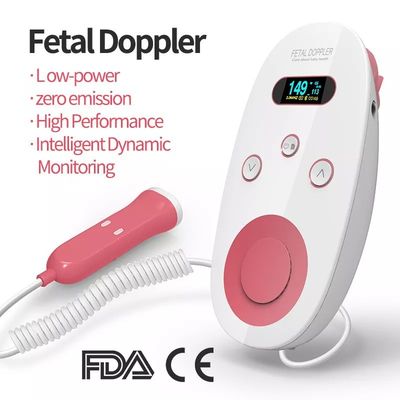 เครื่องตรวจวัดหัวใจ Doppler ทารกในครรภ์ที่บ้านมารดาวัดการเต้นของหัวใจทารก Doppler ทารกในครรภ์ทารก