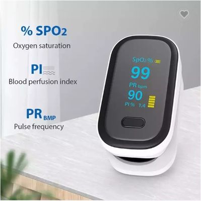 เครื่องวัดความอิ่มตัวของออกซิเจนในเลือดแบบมือถือ Spo2 Oled Smart Fingertip Pulse Oximeter