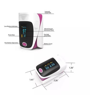 ปลายนิ้วดิจิตอล Oled Spo2 Fingertip Pulse Oximeter Portable Pulse Oximeter