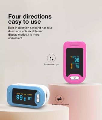 CE SPO2 Sensor Oximeter Finger Pulse Oximeter พร้อมจอแสดงผล OLED OEM