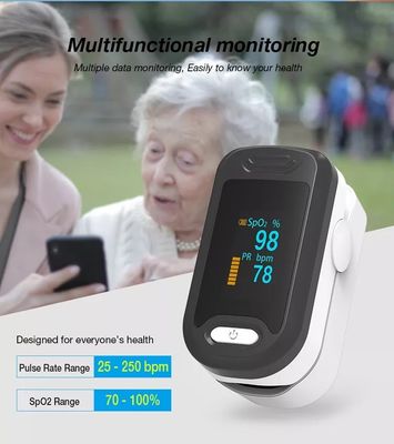 CE SPO2 Sensor Oximeter Finger Pulse Oximeter พร้อมจอแสดงผล OLED OEM