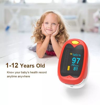 OLED เด็กพกพาเด็กเด็กทารกแรกเกิดชีพจร Oximeters ปลายนิ้วชีพจร Oximeter แบบชาร์จไฟได้