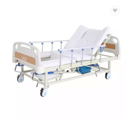 มัลติฟังก์ชั่น Cama De Manual Medical Hospital Home Care เตียงพยาบาลพร้อมห้องน้ำ