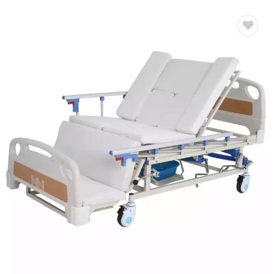 มัลติฟังก์ชั่น Cama De Manual Medical Hospital Home Care เตียงพยาบาลพร้อมห้องน้ำ