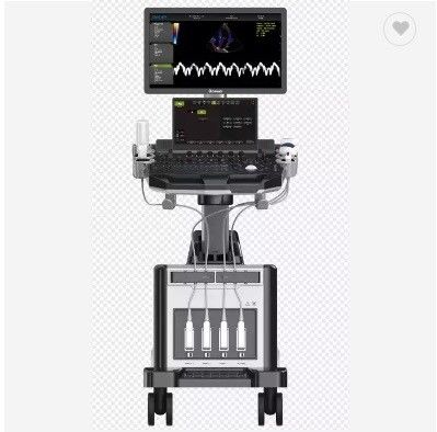 2D 3D 4D Echocardiography รถเข็นหัวใจ Echo Color Doppler Ultrasound Machine