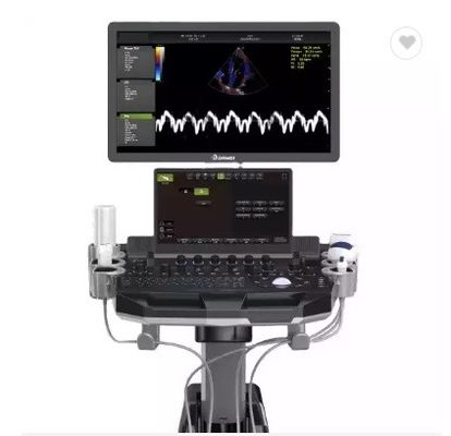 2D 3D 4D Echocardiography รถเข็นหัวใจ Echo Color Doppler Ultrasound Machine
