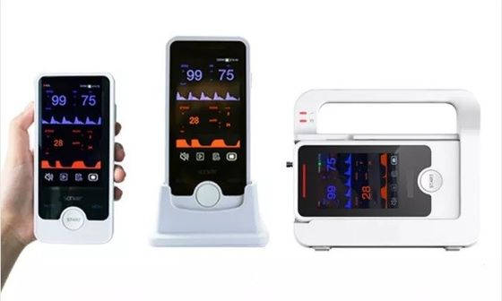 E4 Portable NIBP Vitals Monitor จอภาพผู้ป่วยหลายพารามิเตอร์สำหรับข้างเตียงโรงพยาบาล
