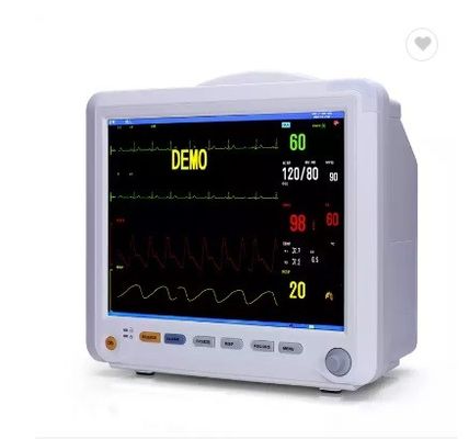 จอภาพผู้ป่วยหลายพารามิเตอร์ขนาด 12 นิ้ว ETCO2 SPO2 ECG Monitor จอภาพ ICU หลายพารามิเตอร์