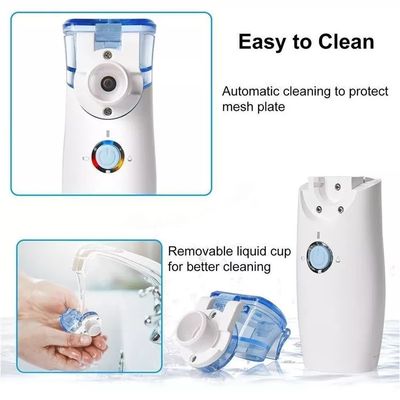 Nebulizer มือถือแบบพกพา Ultrasonic Nebulizer แบบพกพา Inhaler Nebulizer ตาข่าย