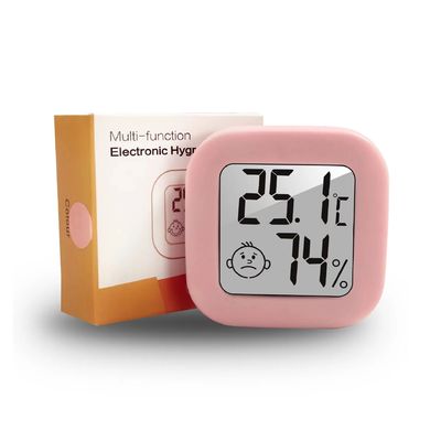 มินิ LCD ในร่มห้องดิจิตอลเทอร์โมมิเตอร์ไฮโกรมิเตอร์เกจเซนเซอร์เครื่องวัดความชื้น