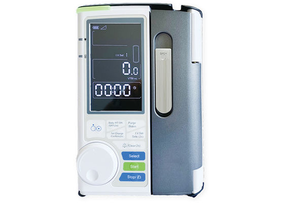 ปั๊มแช่ปริมาตรแบบพกพาโรงพยาบาลปั๊ม IV ไฟฟ้าทางการแพทย์