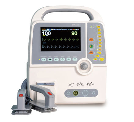 เครื่องยับยับทางภายนอกแบบอัตโนมัติแบบ Biphasic การแพทย์ เครื่องยับยับทางภายนอกแบบ AED พร้อมจอ