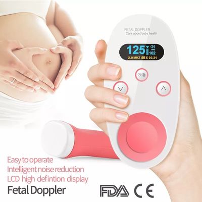 เครื่องตรวจวัดหัวใจ Doppler ทารกในครรภ์ที่บ้านมารดาวัดการเต้นของหัวใจทารก Doppler ทารกในครรภ์ทารก