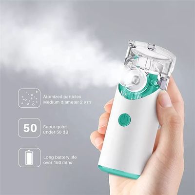 Usb แบบชาร์จมือถือ Ultrasonic Inhaler แบบพกพา Nebulizer ตาข่ายสำหรับเด็ก