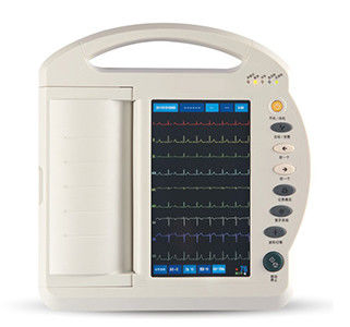 เครื่องตรวจคลื่นไฟฟ้าหัวใจแบบสัมผัส 12 ช่อง 7 นิ้ว Electrocardiograph Standard 12 Lead
