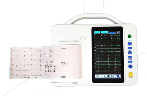 เครื่อง ECG 6 ช่อง เครื่องแสดงไฟฟ้าหัวใจ จอสัมผัส